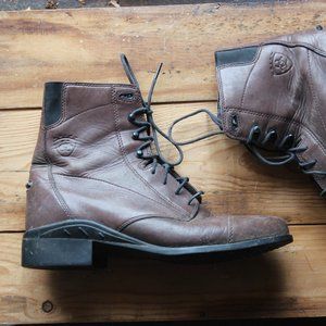 Brown Leather Ariat Riding Boots